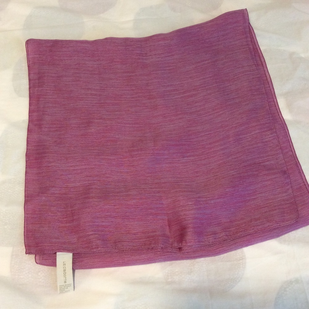Liz Claiborne Pink Formal Wrap/Scarf Made in Italy